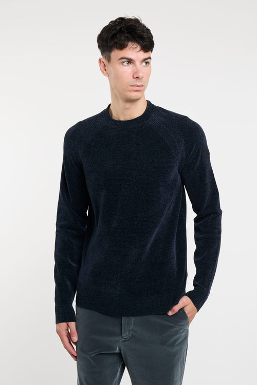 RRD Blue Velvet Round Knit Sweaters