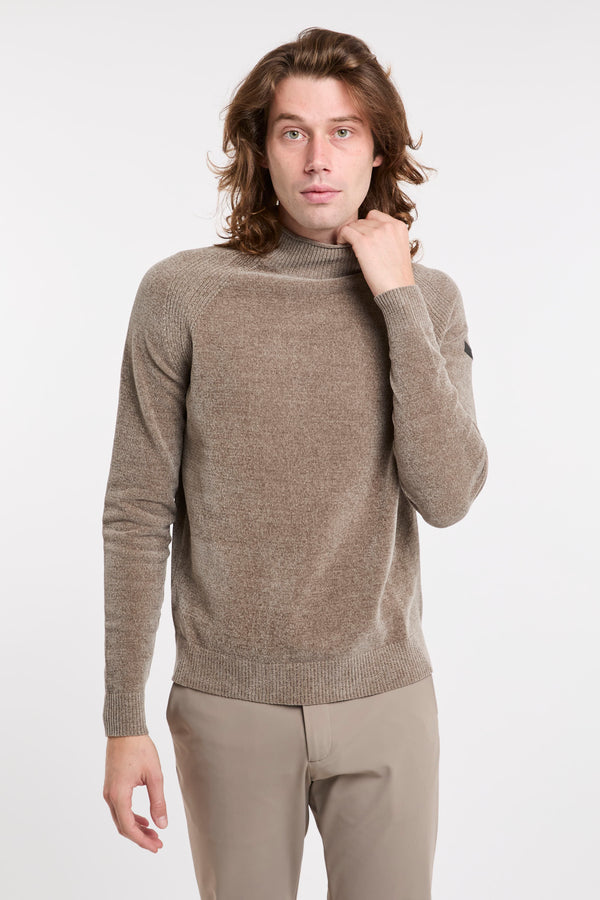 Grau Velvet Volcano Strickpullover RRD - 4