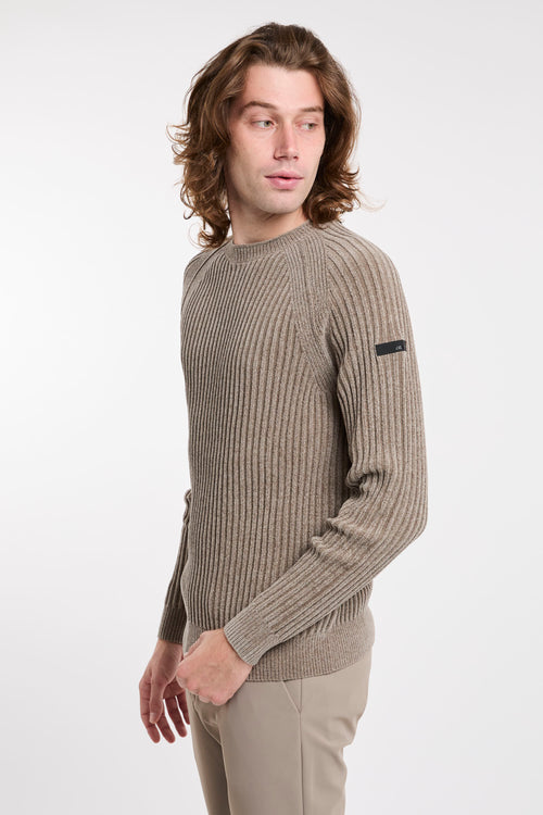 Grey RRD Velvet Rave Knit Sweater-2