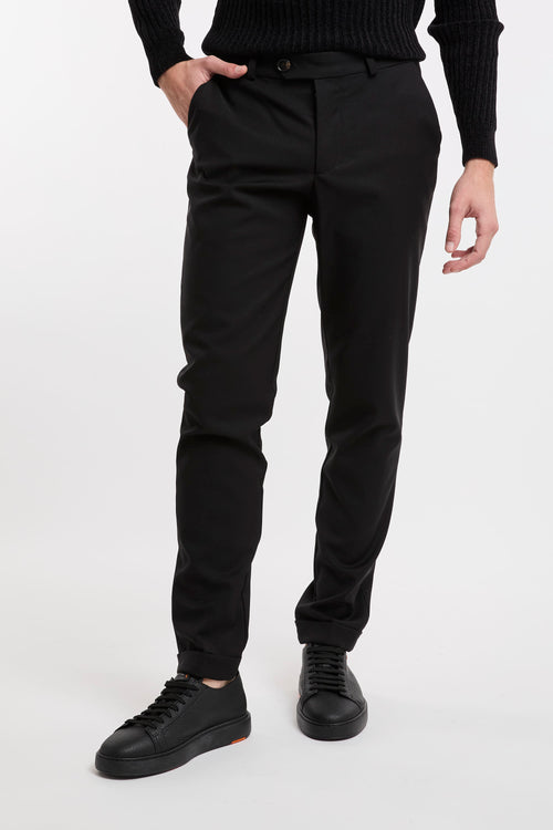 Terzilio Black Cotton Pants RRD