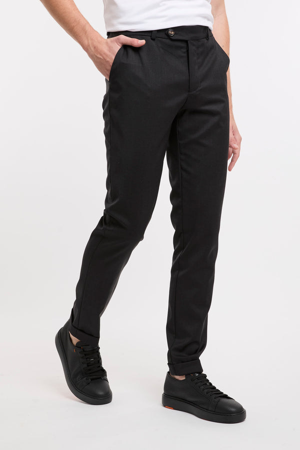 Grey Cotton Terzilio Pants by RRD - 3