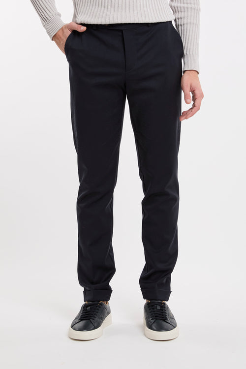 Terzilio Trousers Blue Fabric RRD