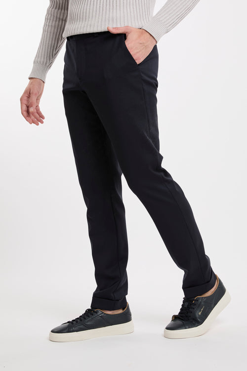 Terzilio Trousers Blue Fabric RRD-2