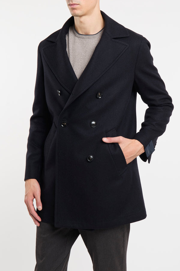 Cappotto doppiopetto in lana e cashmere - 2