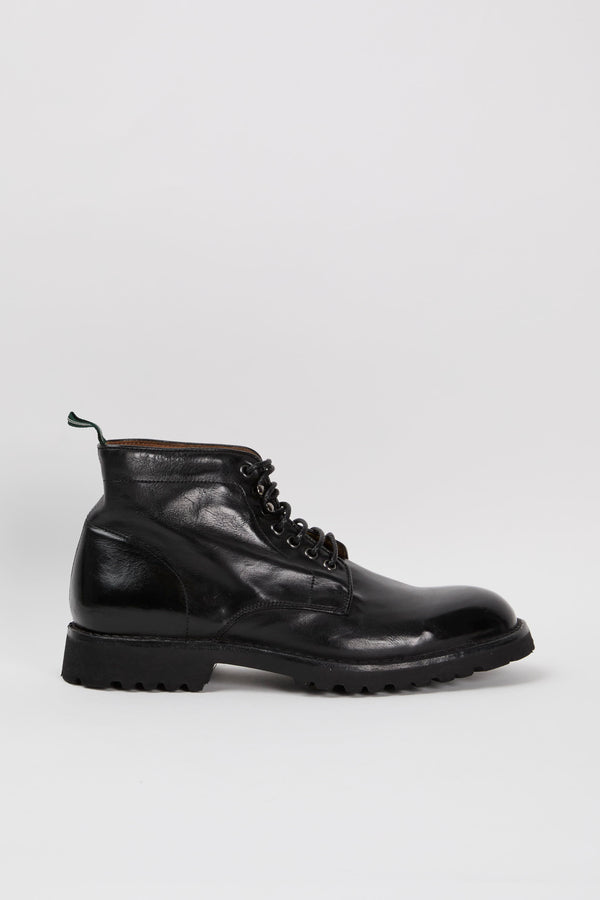 Green George Boot Leather Black - 1