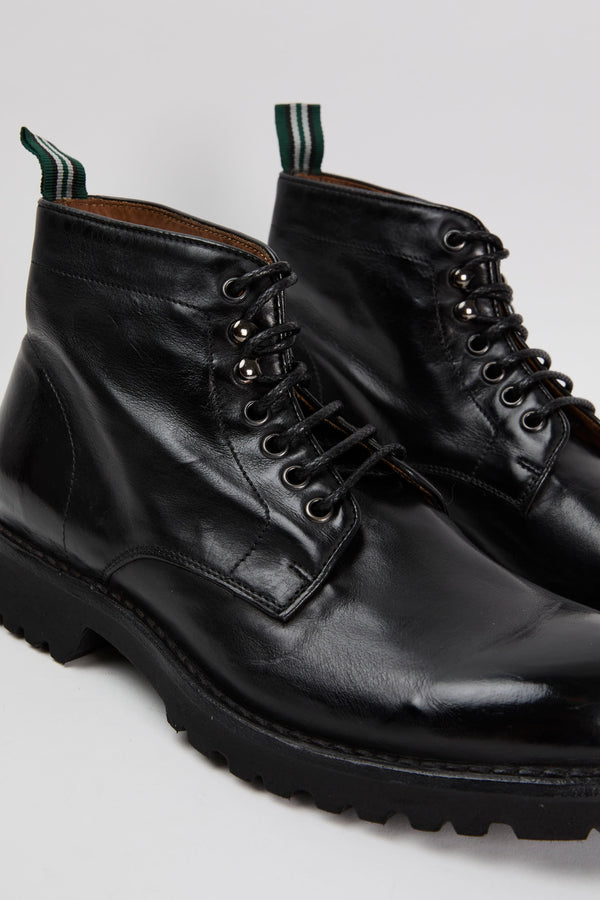 Green George Boot Leather Black - 3