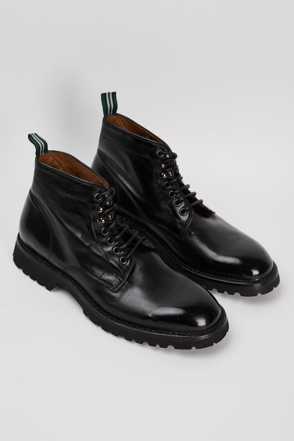 Green George Boot Leather Black - 4