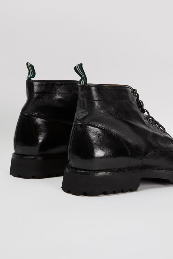 Green George Boot Leather Black - 5