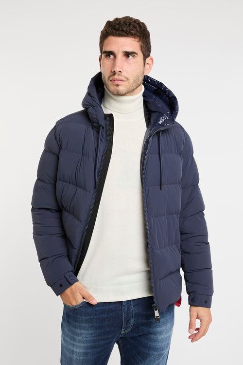 Verbier Jacke aus blauem Stoff von After Label