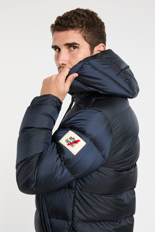 Blaue Verbier-Jacke aus Stoff von After Label