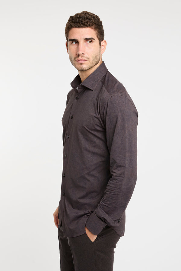 Xacus Brown Cotton Shirts - 4