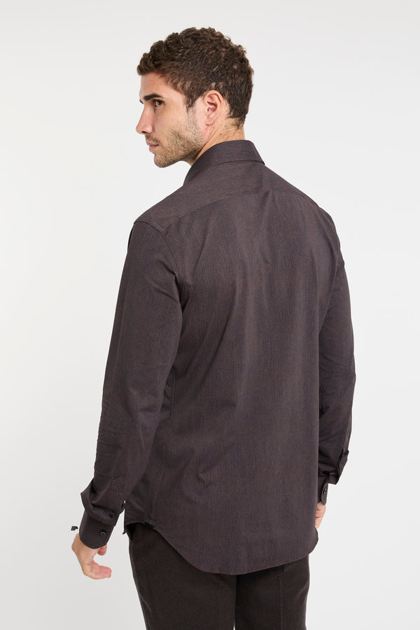 Xacus Brown Cotton Shirts - 5