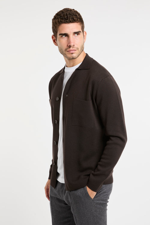 Filippo De Laurentiis Brown Cardigan Filippo De Laurentiis Knitwear-2