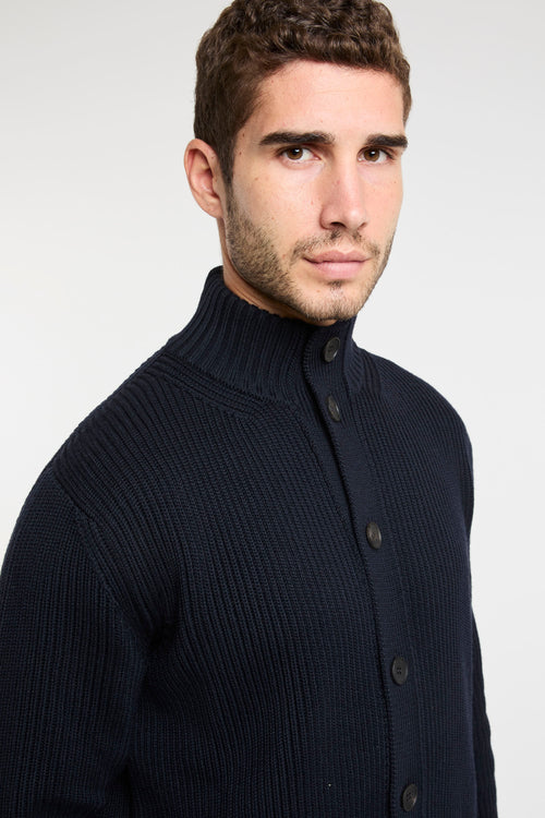 Blauer Cardigan von Filippo De Laurentiis-2