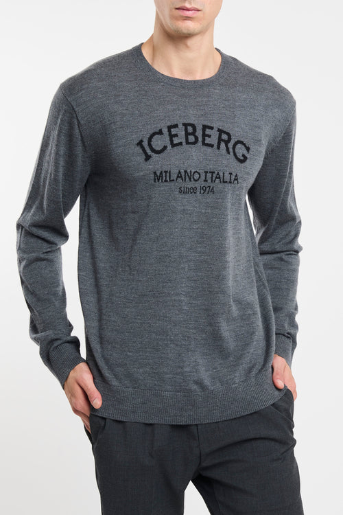 Iceberg Sweaters Knitwear Grey Iceberg-2