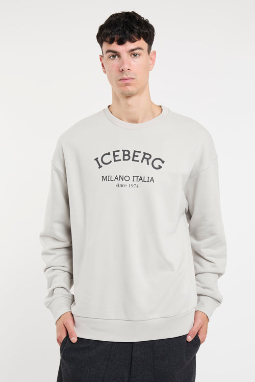 Iceberg Cotton White Sweatshirt | Edwardtrani.it