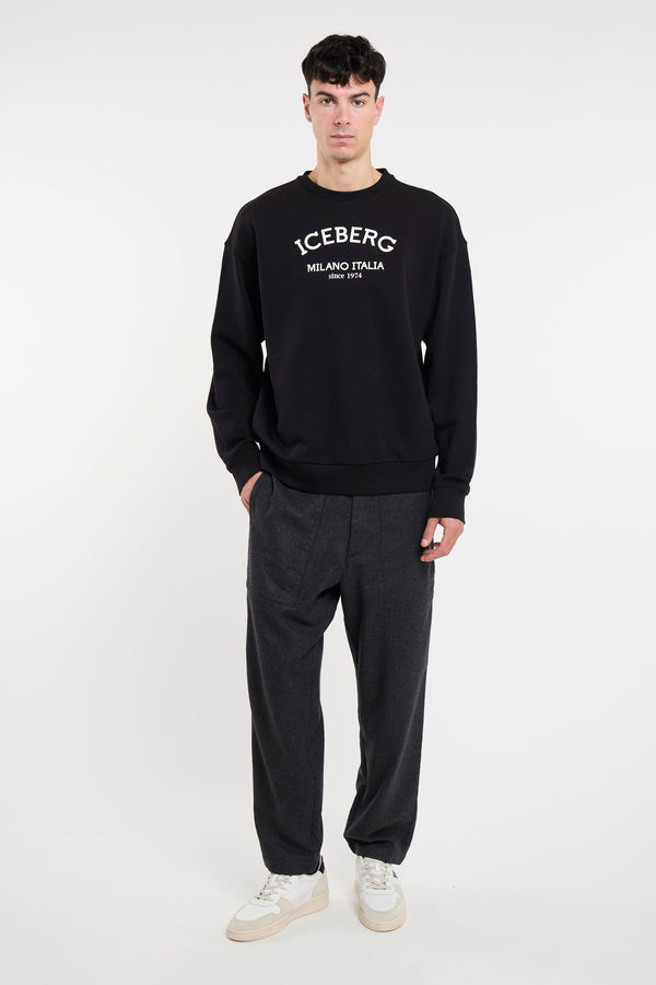 Iceberg Sweatshirt Black - 1