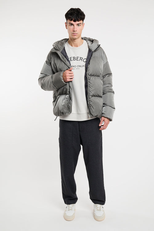 Iceberg Jacke Grauer Stoff Iceberg