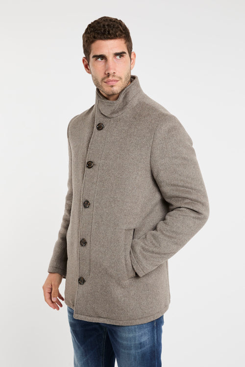 Cappotto con pettorina removibile