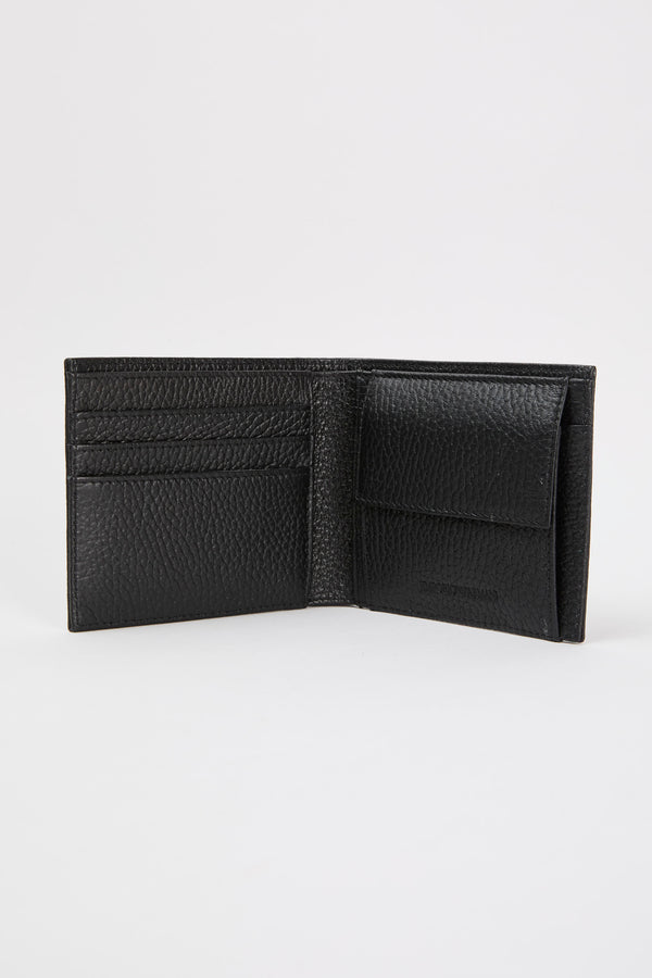 Emporio Armani Bovine Leather Wallet Black - 2