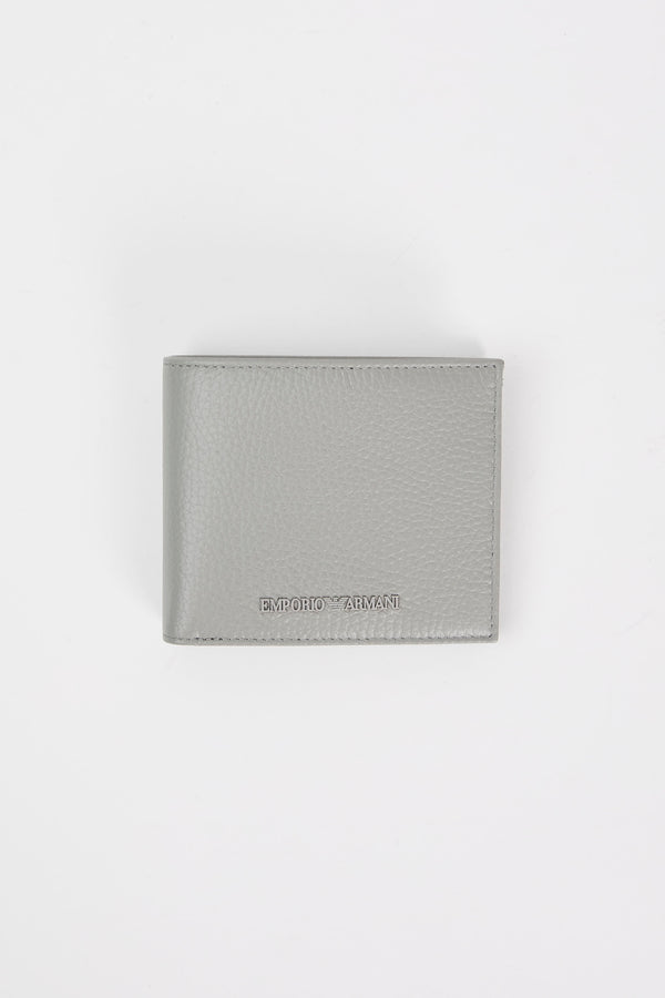 Emporio Armani Bovine Leather Wallet Grey - 1