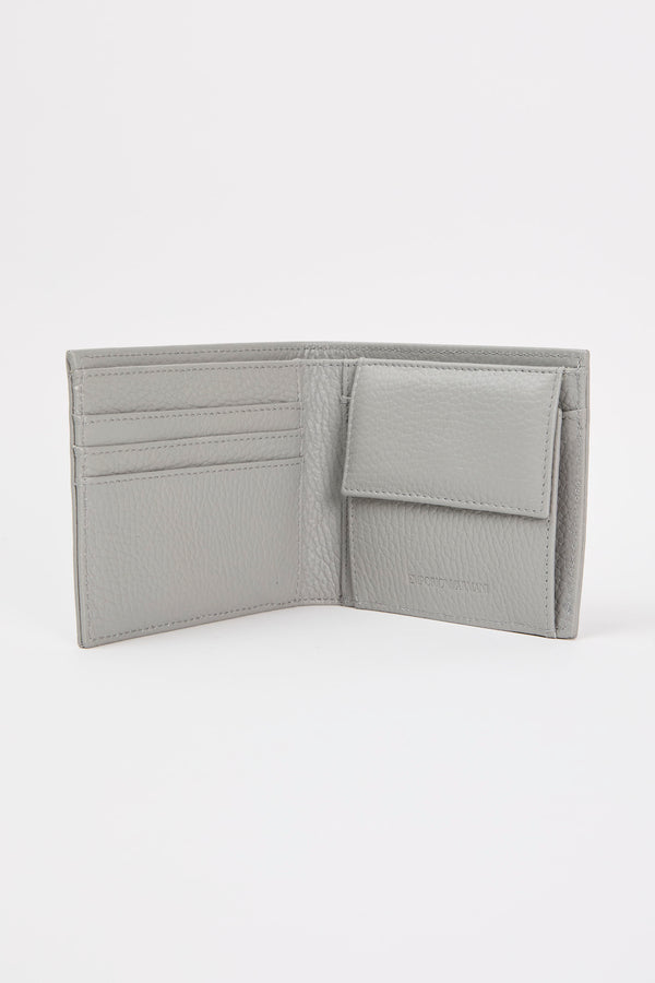 Emporio Armani Bovine Leather Wallet Grey - 2