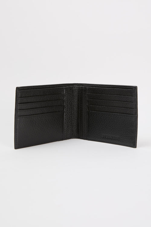 Emporio Armani Wallet 7407 Bovine Leather Black-2