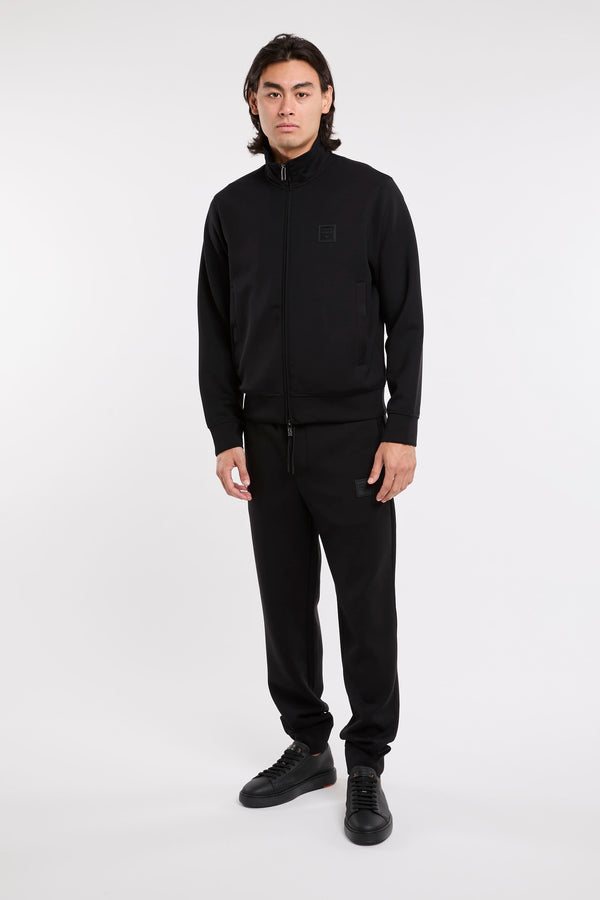 Emporio Armani Jersey Tracksuit Black - 1