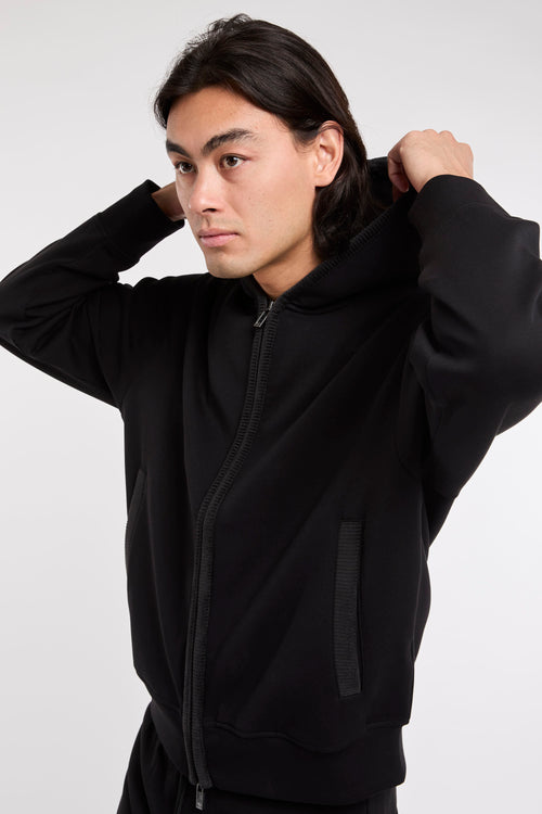 Emporio Armani Double Jersey Black Sweatshirt-2