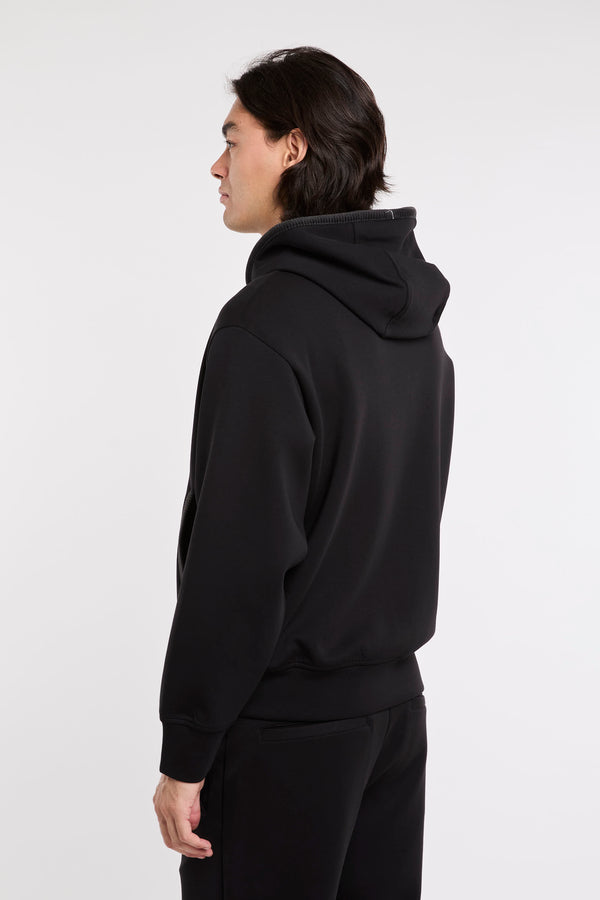 Emporio Armani Double Jersey Black Sweatshirt - 4