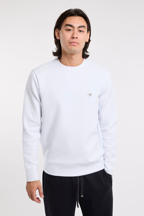 Emporio Armani Sweatshirt Double Jersey Weiß-2