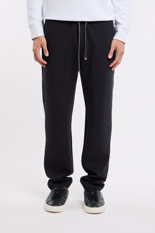 Emporio Armani Double Jersey Jogger Pants Blue