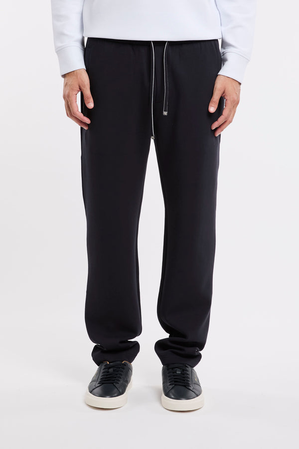 Emporio Armani Double Jersey Jogger Pants Blue - 2