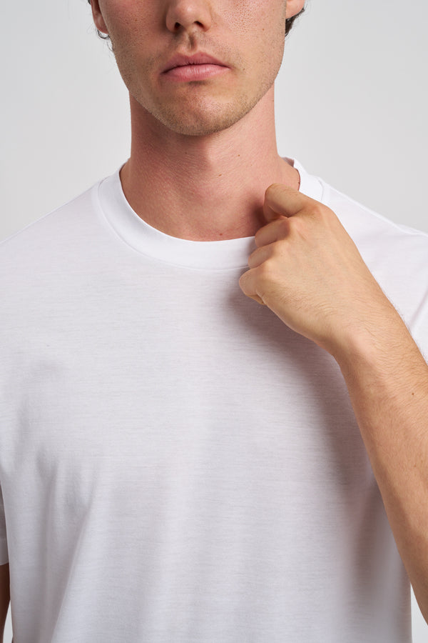 T-shirt in misto lyocell e cotone - 6