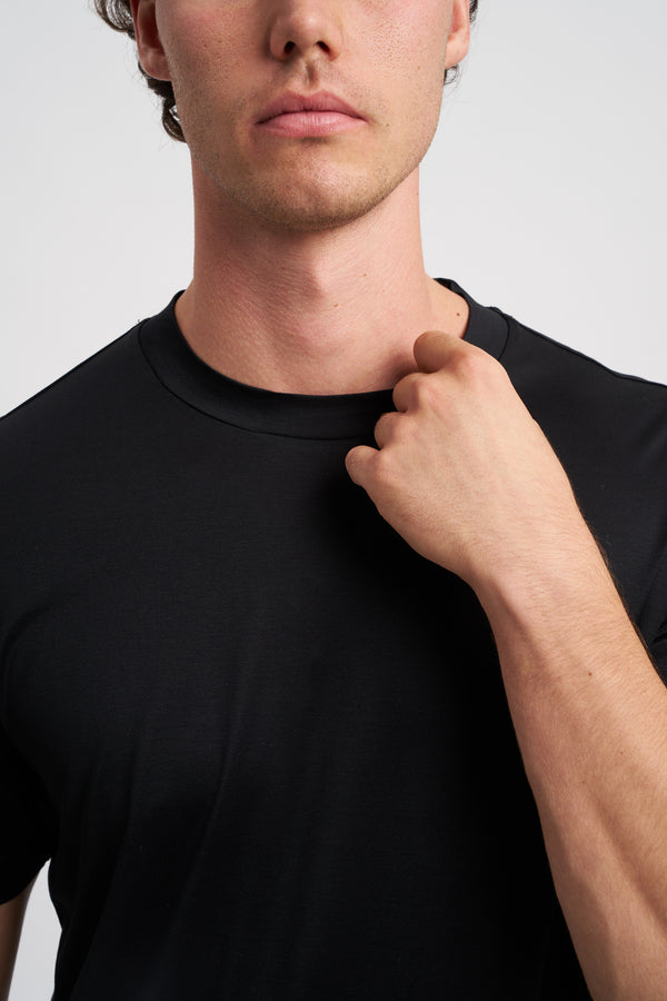 T-shirt in lyocell and cotton blend - 6