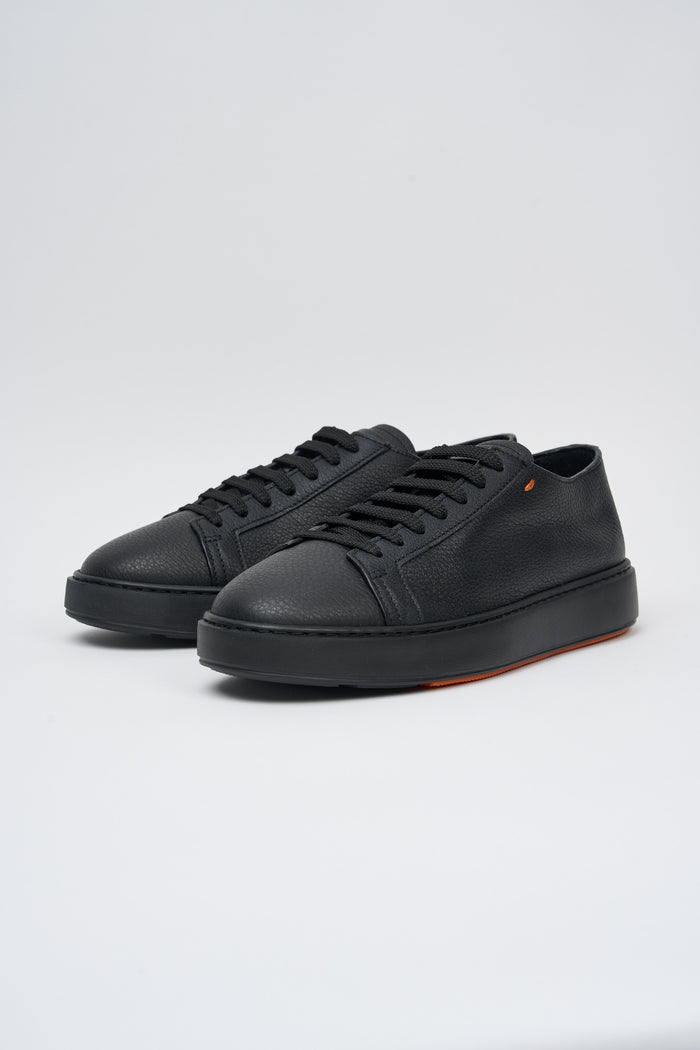 santoni-sneakers-glattleder-schwarz-6