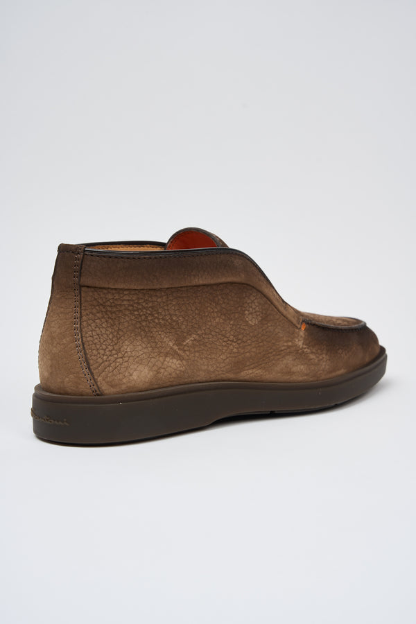 Santoni Ankle Boot Brown Suede - 5