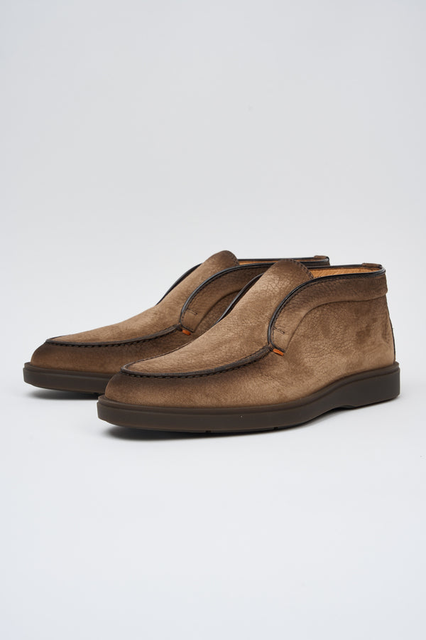 Santoni Ankle Boot Brown Suede - 6