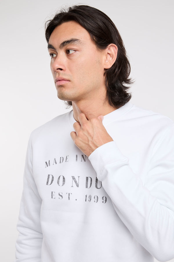 Dondup Cotton Sweatshirt White - 2