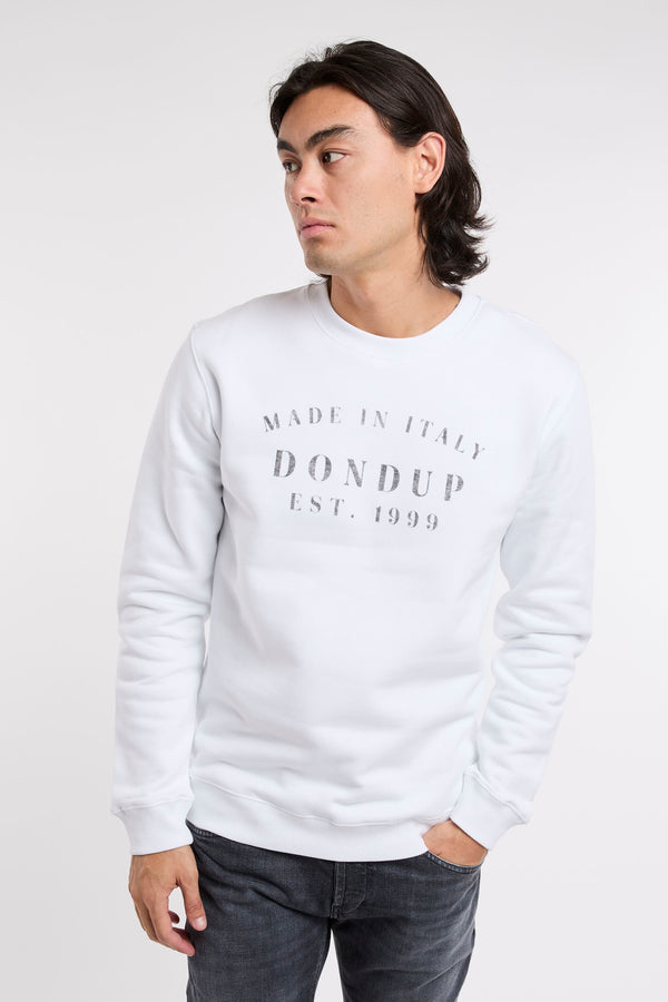 Dondup Cotton Sweatshirt White - 4