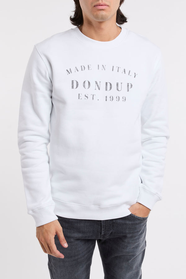 Dondup Cotton Sweatshirt White - 7