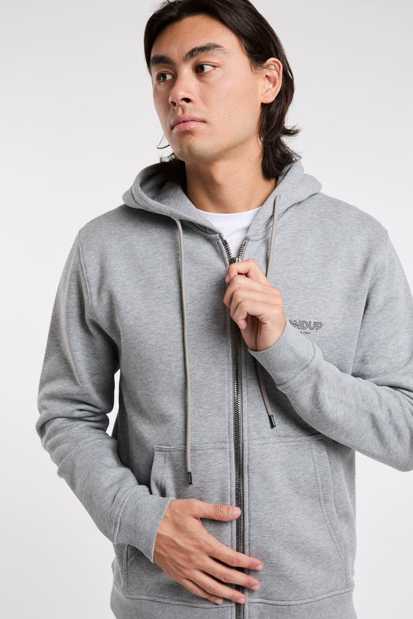 Dondup Hoodie Cotton Grey - 1