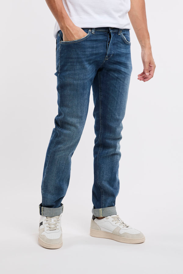 Dondup Jeans George Stretch Denim Blue - 3