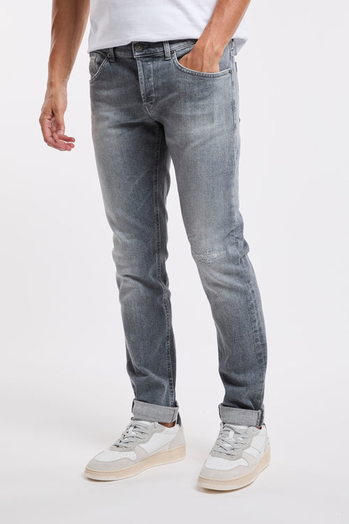 Dondup Jeans George Stretch Denim Gray-2