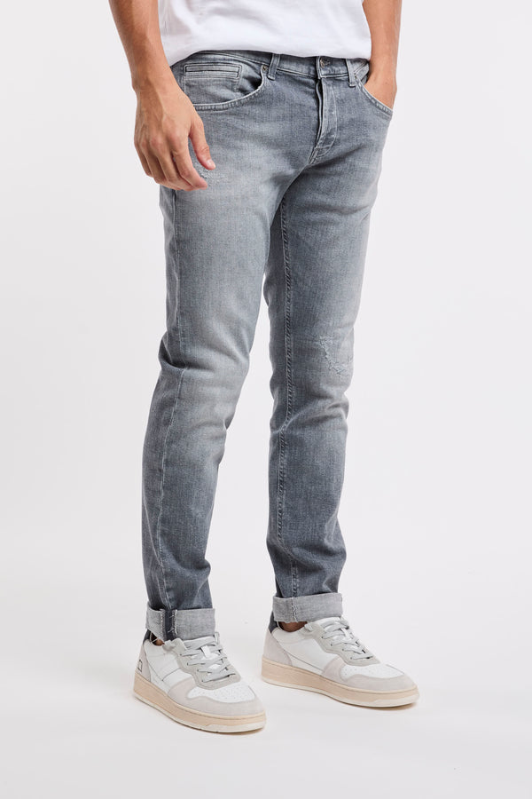 Dondup Jeans George Stretch Denim Gray - 4