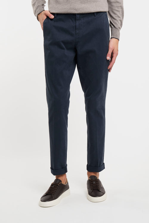 Gaubert Fabric Trousers Blue Dondup