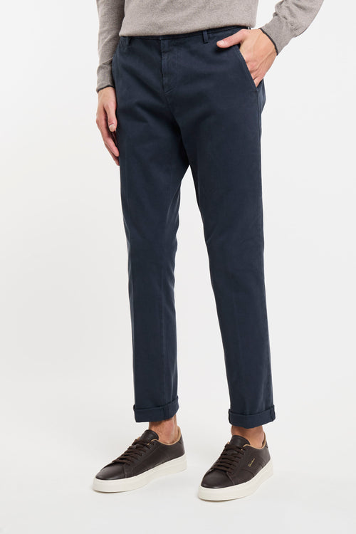 Gaubert Fabric Trousers Blue Dondup-2