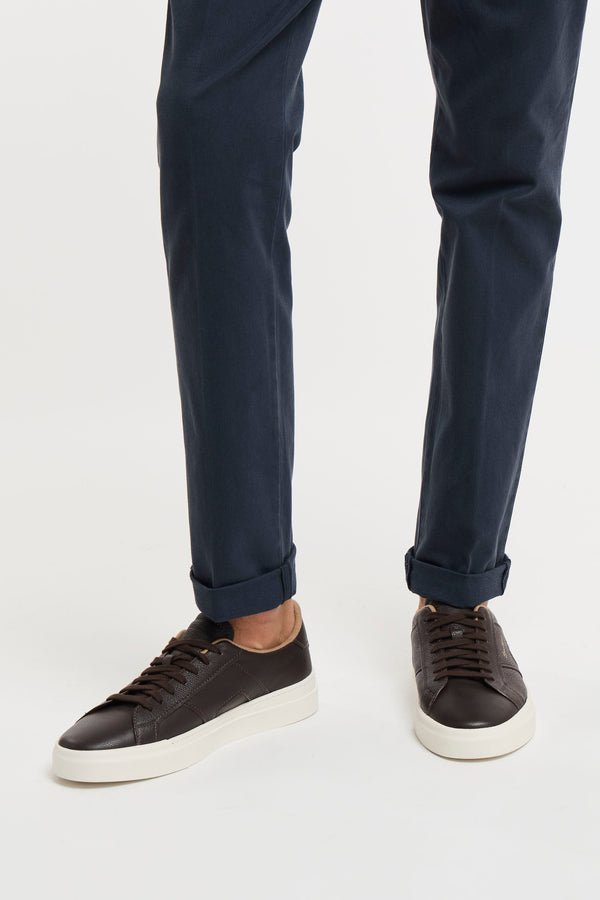 Gaubert-Hose aus blauem Stoff von Dondup - 7