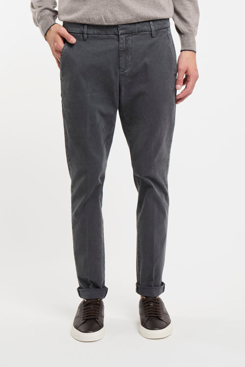 Gaubert Grey Fabric Trousers by Dondup