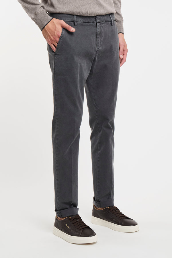 Gaubert Grey Fabric Trousers by Dondup - 3